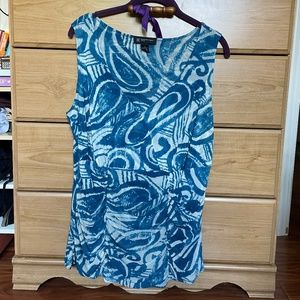Blue INC Internationals Paisley Blouse-1X